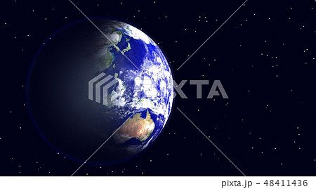地球(星あり) 48411436