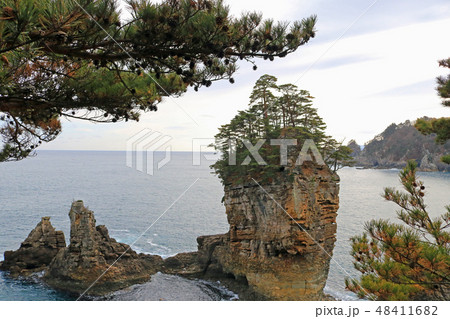 三陸復興国立公園、三王岩 48411682