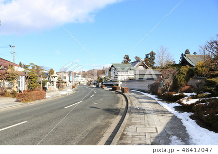 北山の寺町通り(盛岡市内) 北山の寺町通り(盛岡市内) 48412047