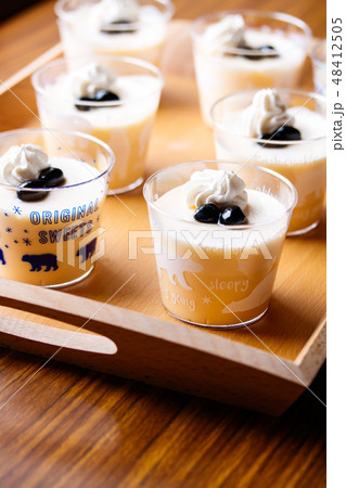 手作りおやつ　豆乳ババロア 48412505