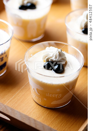 手作りおやつ　豆乳ババロア 48412507