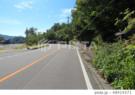 夏の群馬県 赤城山(地蔵岳)の大沼側の登山口 48414371