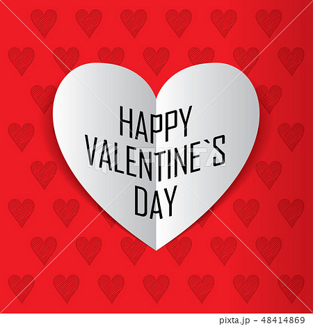 Happy Valentines Day Postcard Happy Valentines Day Postcard 48414869
