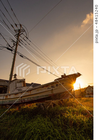 糸島 芥屋の夕暮れ 糸島 芥屋の夕暮れ 48415240