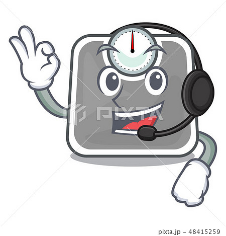 With headphone weight scala isolated with in cartoons With headphone weight scala isolated with in cartoons 48415259