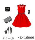 Set of fashion clothes 48416009