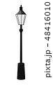 Black vintage streetlight 48416010