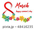 8 march greeting card 48416235