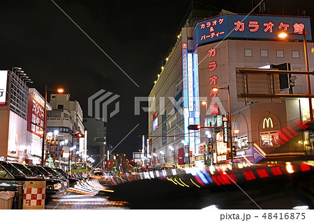 日本の埼玉都市景観 さいたま市の大宮駅前などを望む(夜景) 日本の埼玉都市景観 さいたま市の大宮駅前などを望む(夜景) 48416875