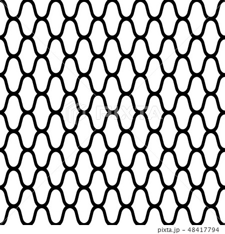 網目　Mesh pattern　シームレス 48417794