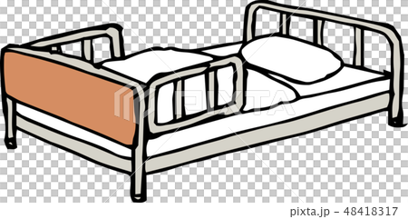 Bed Illustration Hand Drawing Drawing Rough Stock