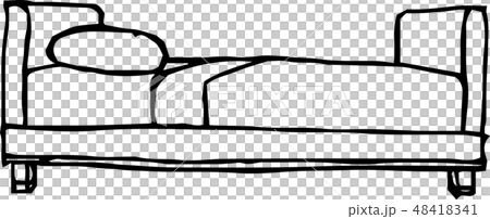 Bed illustration Hand drawing drawing Rough sketch Bedding Bedroom 48418341