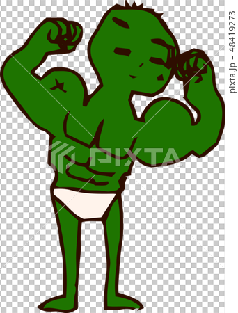 子供　落書き　ラフスケッチ　下手な　かわいい 48419273