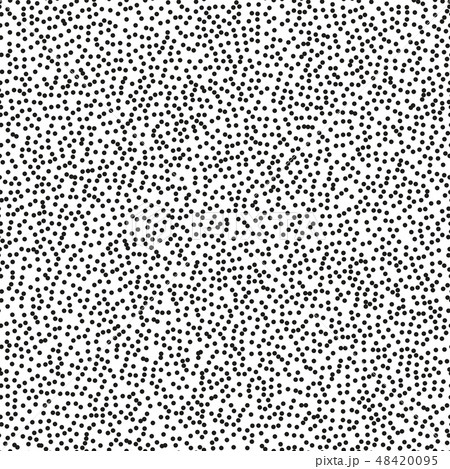 Pointillism middle density seamless dots pattern. Abstract monochrome halftone. Just drop to Pointillism middle density seamless dots pattern. Abstract monochrome halftone. Just drop to 48420095