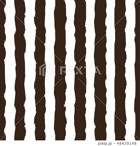 Black and white monochrome vertical brush strokes striped seamless pattern. Elegant pattern for 48420148