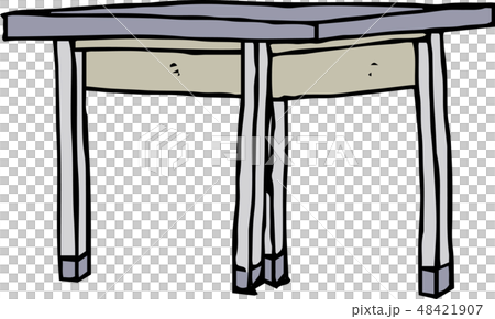 机　テーブル　手描き　ラフスケッチ 48421907
