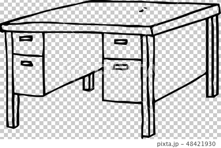 Desk Table Hand Drawing Rough Sketch Desk Table Hand Drawing Rough Sketch 48421930