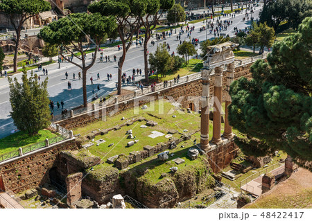 Ruins of the Trajan Forum in Rome Ruins of the Trajan Forum in Rome 48422417