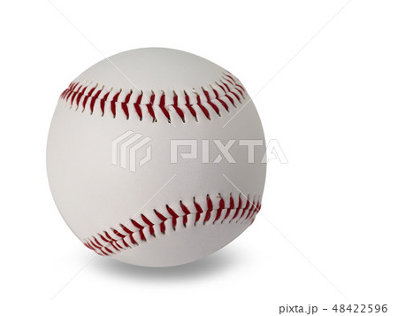 baseball on white background. (clipping path) baseball on white background. (clipping path) 48422596