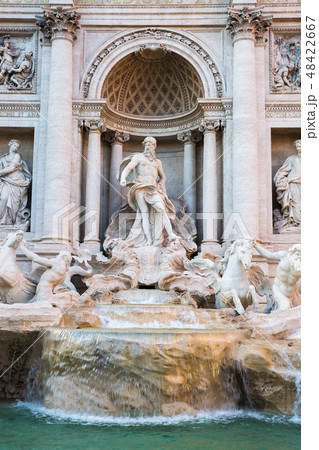 The Trevi Fountain in Rome 48422667