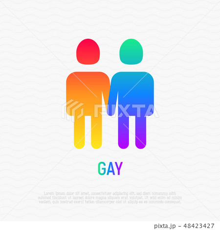 Couple of gays holding hands each other Couple of gays holding hands each other 48423427
