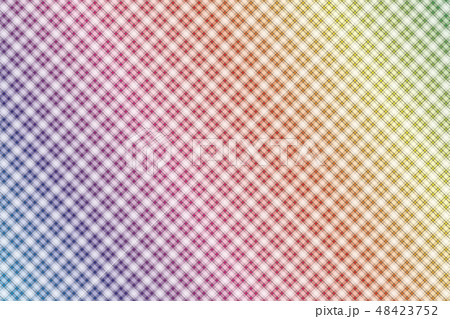 イラスト背景 チェック模様 格子柄 無料 ファッションビジネス 衣装 テーブル布 広告宣伝 ビジネスのイラスト素材 48423752 Pixta