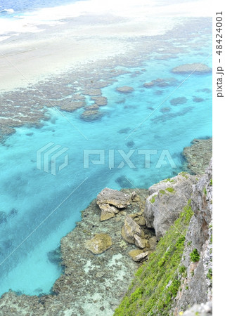 【沖縄県 伊良部島】フナウサギバナタからの眺め 【沖縄県 伊良部島】フナウサギバナタからの眺め 48424001
