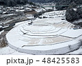 あらぎ島の雪景色 48425583