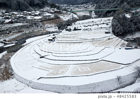 あらぎ島の雪景色 あらぎ島の雪景色 48425583