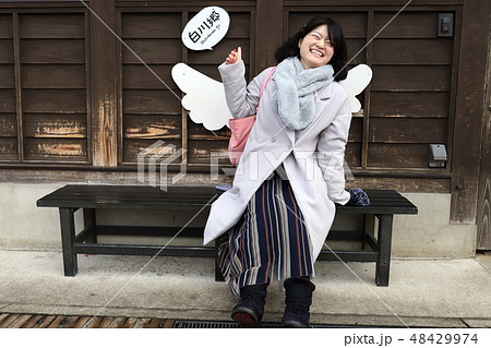 白川郷 記念写真ポイント(岐阜県 大野郡 白川村) 白川郷 記念写真ポイント(岐阜県 大野郡 白川村) 48429974