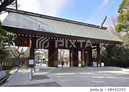 靖国神社　神門（東京都千代田区） 48432203