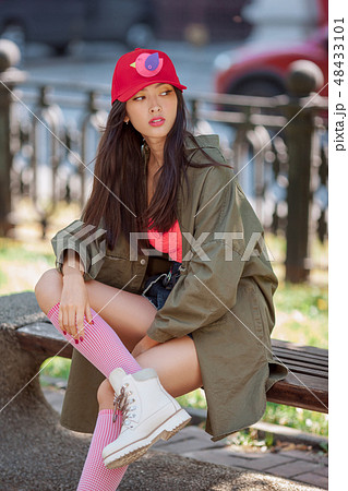 Asian woman fashion photo Asian woman fashion photo 48433101