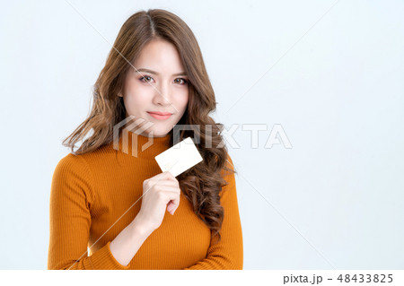 asian elegance female enjoy online shopping 48433825