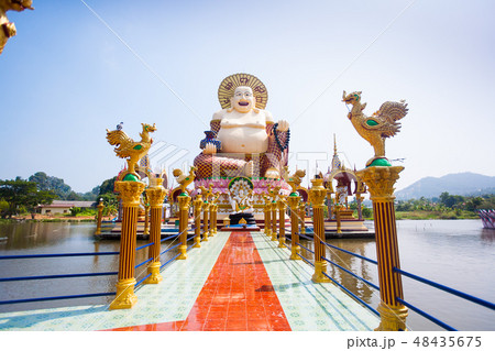 Smiling Buddha on Koh Samui, Thailand Smiling Buddha on Koh Samui, Thailand 48435675