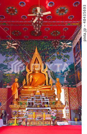 Buddhist temple in koh Samui, Thailand. 48435693