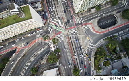 Sao Paulo, Paulista avenue and Consolacao street 48439659