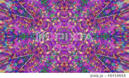 Abstract Colorful Painted Kaleidoscopic Graphic 48439668