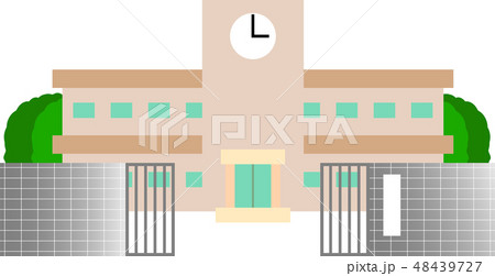 学校 校舎 校門 ゲート イラストのイラスト素材 学校 校舎 校門 ゲート イラストのイラスト素材