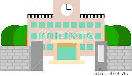 学校 校舎 校門 ゲート イラストのイラスト素材 学校 校舎 校門 ゲート イラストのイラスト素材