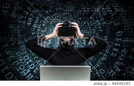 Internet security concept 48440265