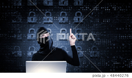 Internet security concept 48440276