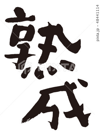 熟成　筆文字 48441114