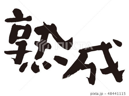 熟成　筆文字 48441115