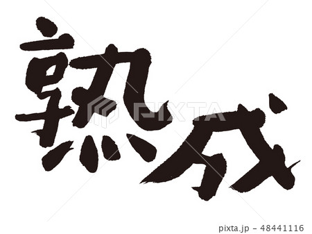 熟成　筆文字 48441116