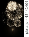 Golden fireworks isolated on the black background 48441404