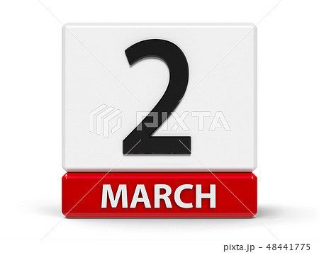 Cubes calendar 2nd March Cubes calendar 2nd March 48441775