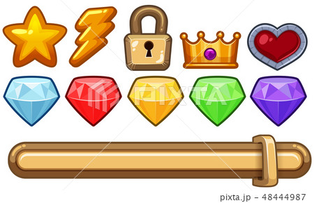 Different icons for computer game Different icons for computer game 48444987
