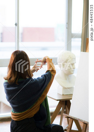 美術アトリエ 石膏デッサン 美術アトリエ 石膏デッサン 48445535