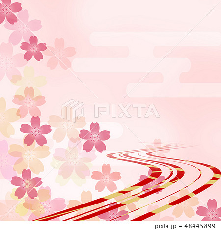 桜 和柄 和風 さくら サクラ 和模様 花 花びら 春のイラスト素材