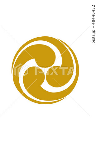 武将家紋金小早川秀秋 48446452